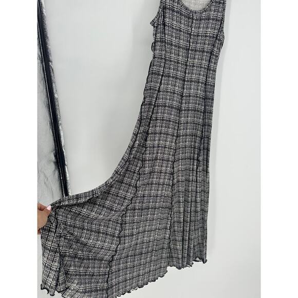 Proenza Schouler White Label Matilda A-Line Painted Jersey Midi Dress - Picture 5 of 8